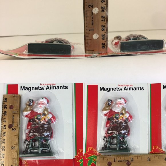 4 Vintage Coca Cola Fridge Magnet Santa 2 Designs Sealed Christmas Holiday READ - Picture 4 of 10